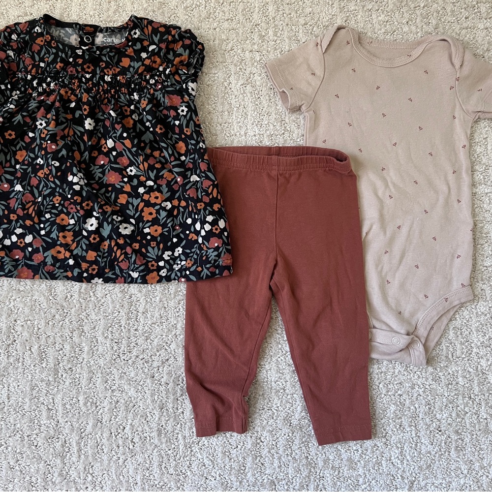 Carter’s fall matching set 12 m girls